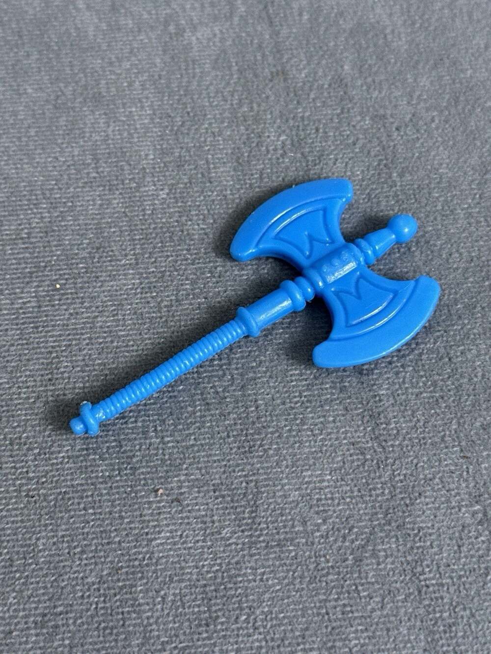 Vintage MOTU Masters Universe Blue Battle Axe He-Man Weapons Pak Mattel 1984